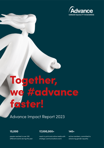 Together, we #advacne faster! Advance Impact Report 2023