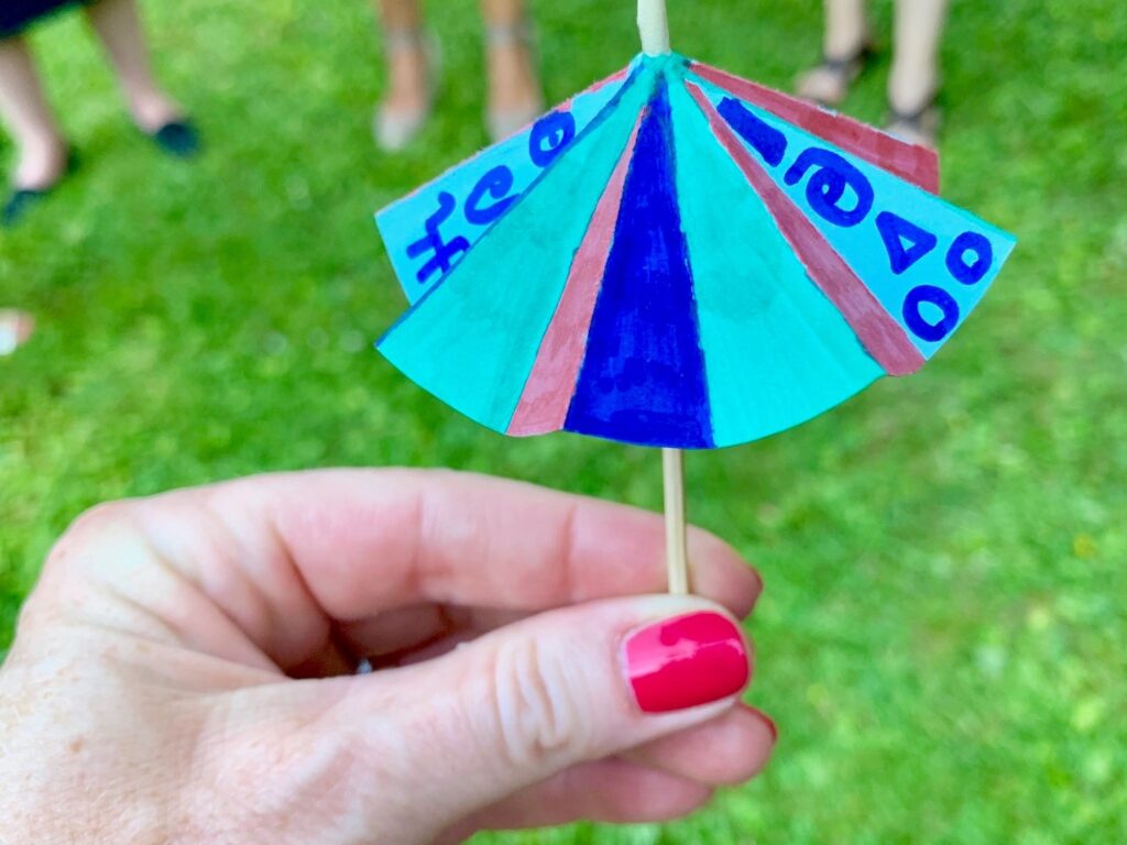 Office Warming June 2019 kid's created umbrella